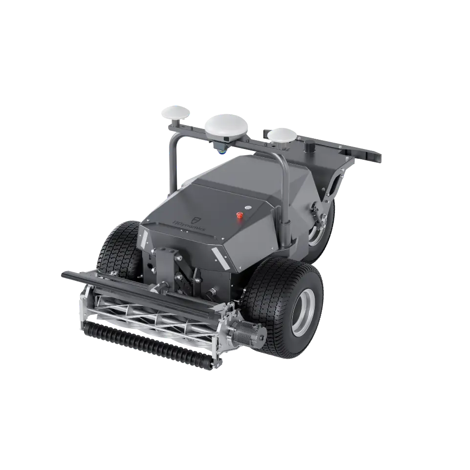 Robotic cylinder mower